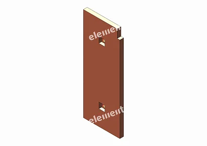 CHEEK PLATE, UPPER RIGHT RECTANGULAR 00-000010741