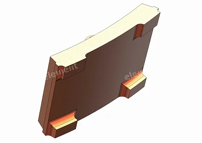 CONCAVE SEGMENT, ROW 5 5176-00-045SB