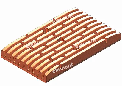 JAW PLATE, FIXED QUARRY +40 1P MM0588174