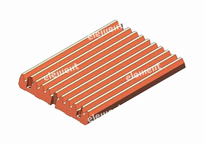 JAW PLATE, MOVABLE 600-8011-2516-DT-P