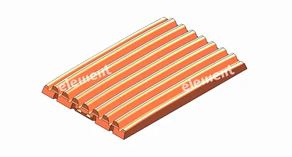 ФУТЕРОВКА НЕПОДВИЖНОЙ ЩЕКИ CC 1P  400.0425-001