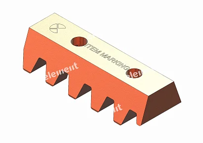 WEDGE, MOVABLE JAW 600-8022P