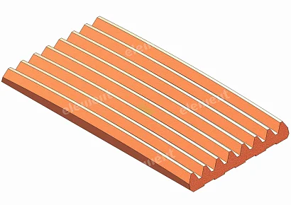 JAW PLATE, FIXED 00-000010702_Mn18Cr2