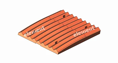 JAW PLATE, MOVABLE LOWER 3450.02.011