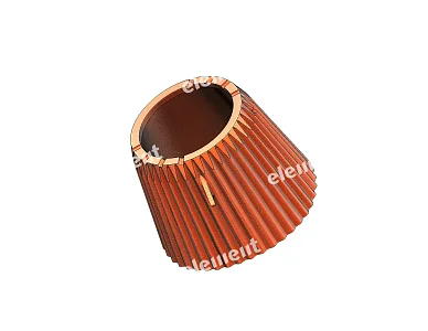 MANTLE, UPPER PARTIALLY CORRUGATED 2P 17-502-015-057
