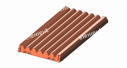 JAW PLATE, MOVABLE CC 1P 400.0443-001