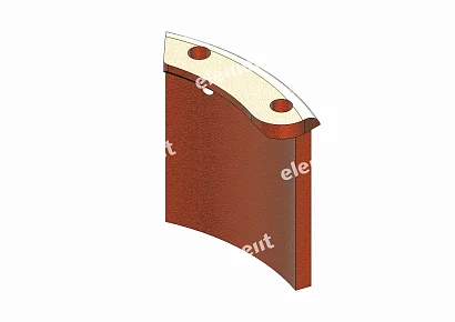 FLANGE LINER, LEFT 1244.01.412-1