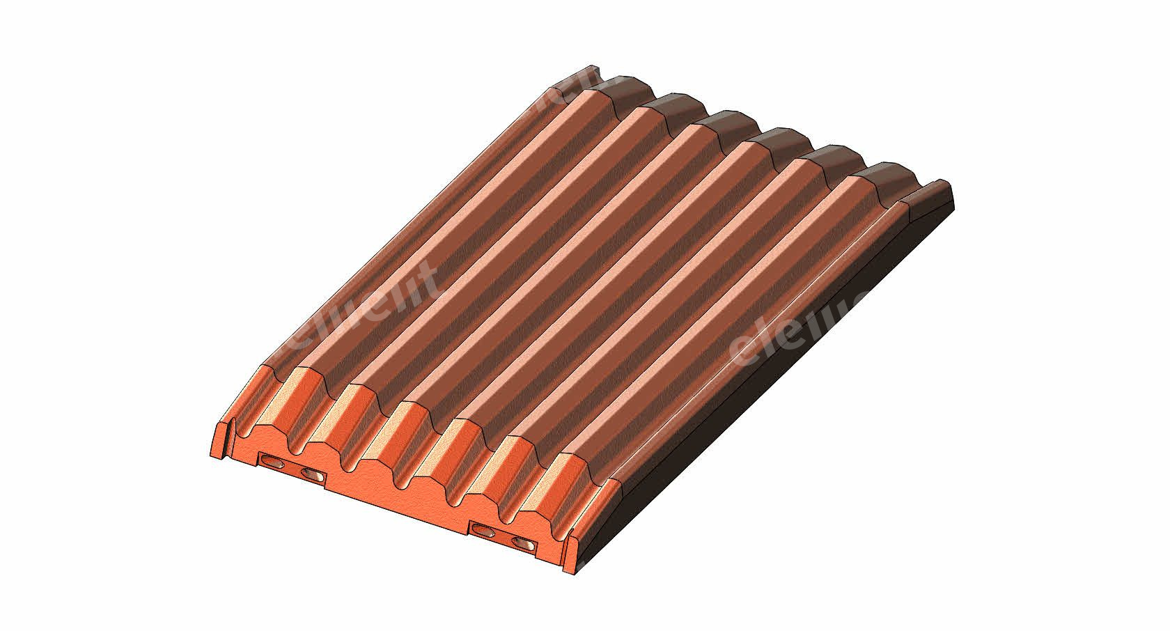 ФУТЕРОВКА НЕПОДВИЖНОЙ ЩЕКИ CC THOR  400.0444-002_Mn18Cr2-THOR